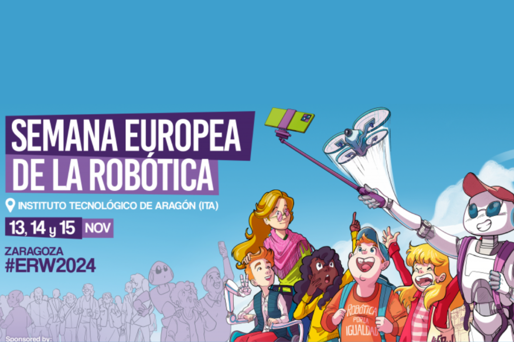 Cartel de la Semana Europea de la Robótica