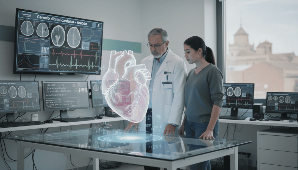 crean gemelos digitales del corazon para simular tratamientos