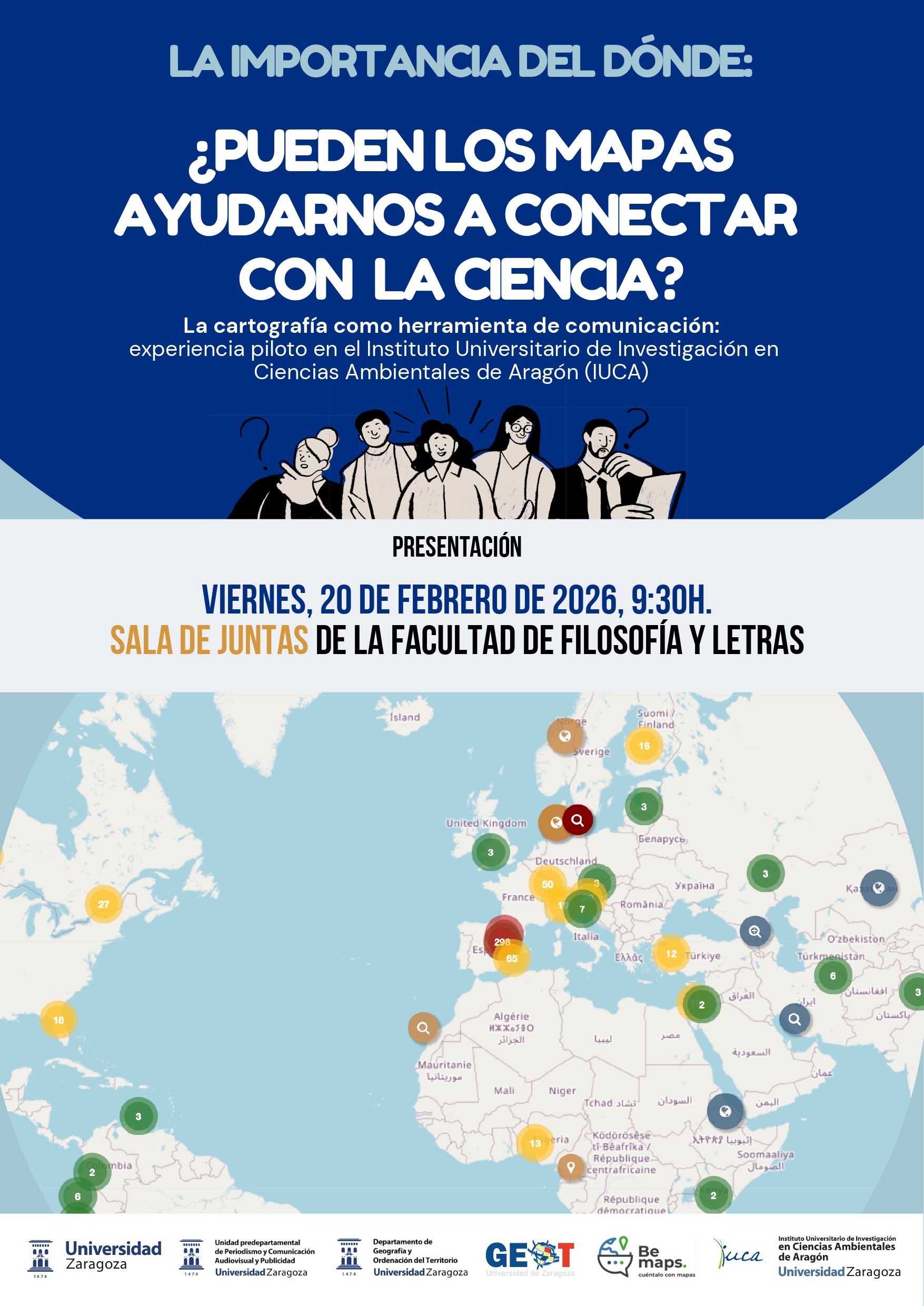 IUCAmundi el mapa interactivo que conecta la ciencia de Aragón con el territorio y la sociedad