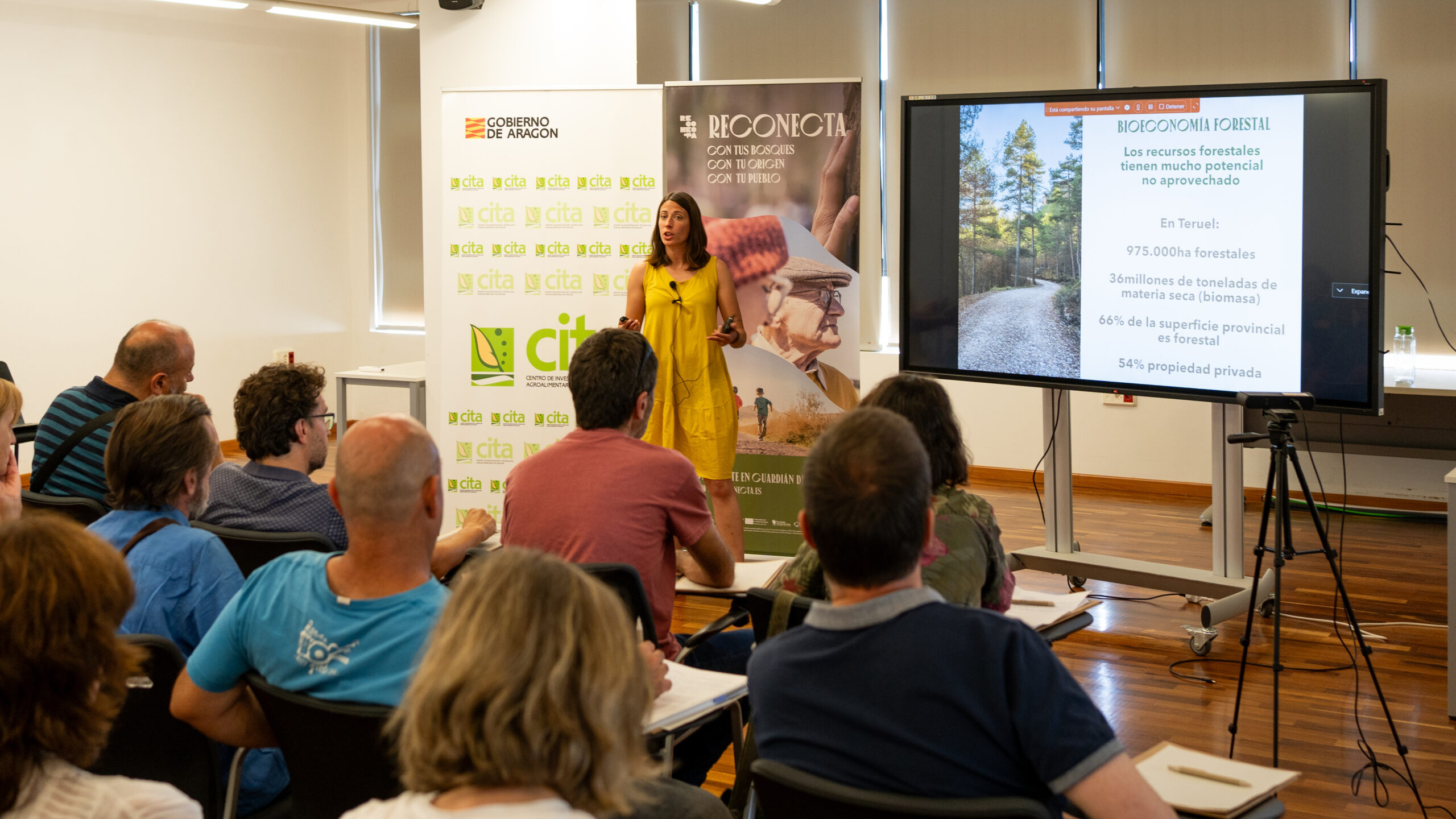 El CITA Teruel clausura el proyecto RECONECTA: un puente entre propietarios y bosques para impulsar la bioeconomía rural
