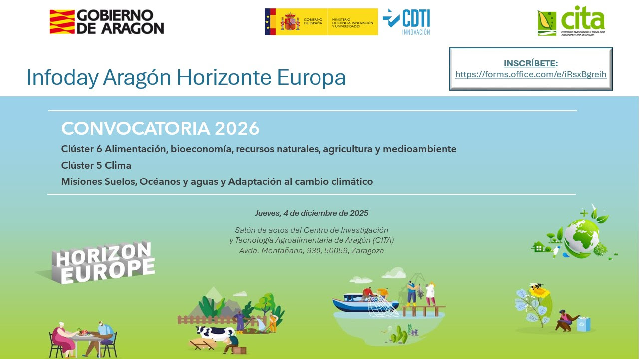 Jornada Horizonte Europa 2026 en CITA: convocatorias, asesoría y networking